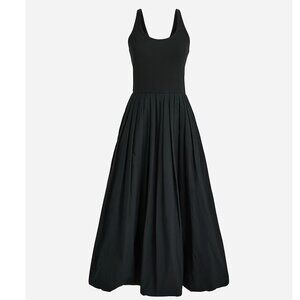 J. Crew Fitted tank dress with poplin bubble skirt NWT